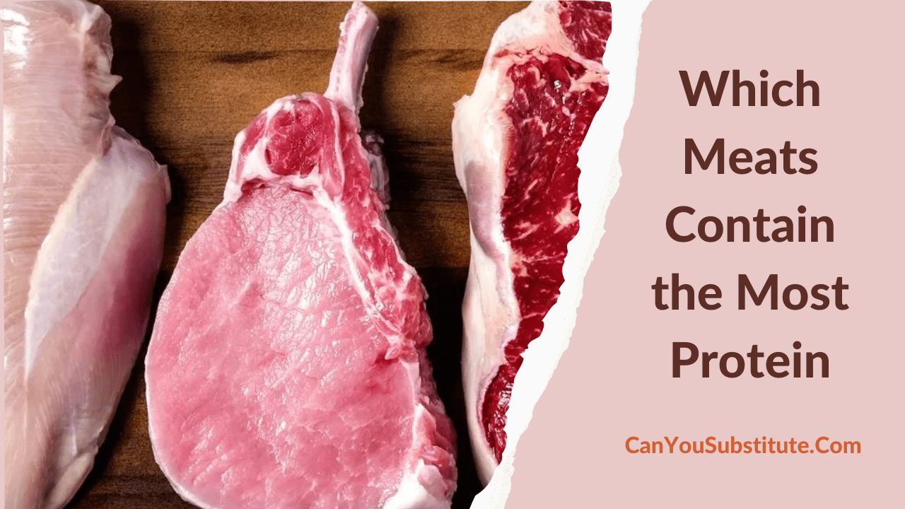 which-meats-contain-the-most-protein-canyousubstitute