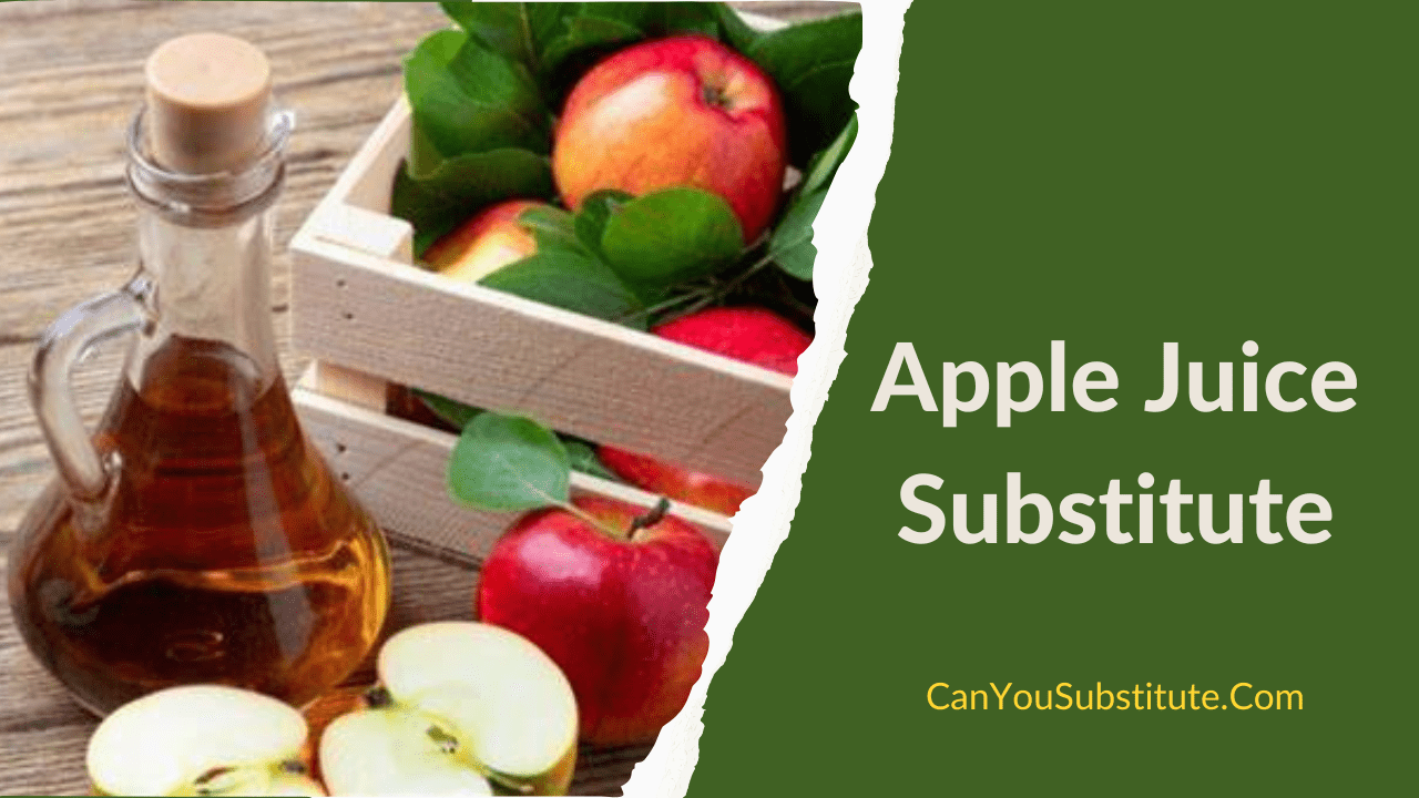 Apple Juice Substitution For Beverages
