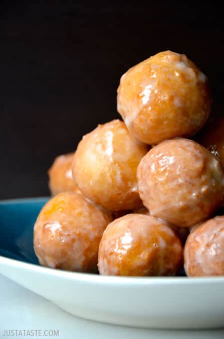 Homemade Glazed Donut Holes Copycat