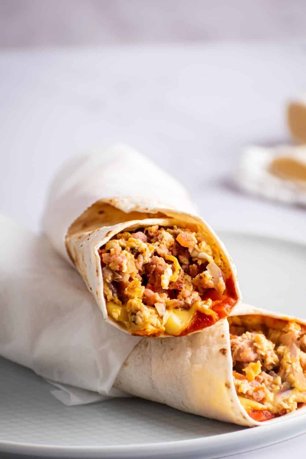 McDonald's Breakfast Sausage Burrito Copycat